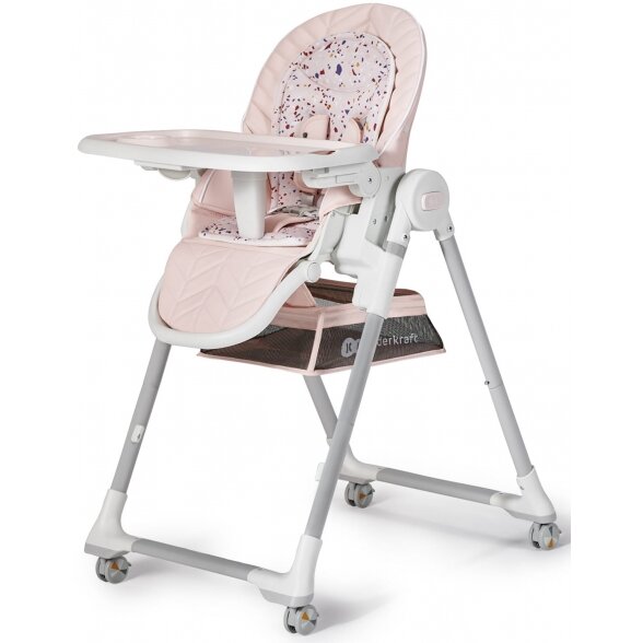 "Kinderkraft Lastree 2in1" - maitinimo kėdutė | Rožinė