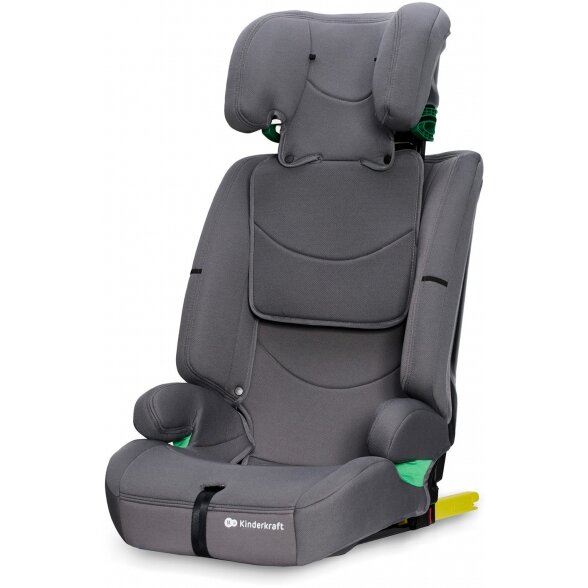 Kinderkraft Safety Fix 2 i-Size - autokėdutė, ~9-36 kg | Grey 3 Kinderkraft Safety Fix 2 i-Size - autokėdutė, ~9-36 kg | Grey 3