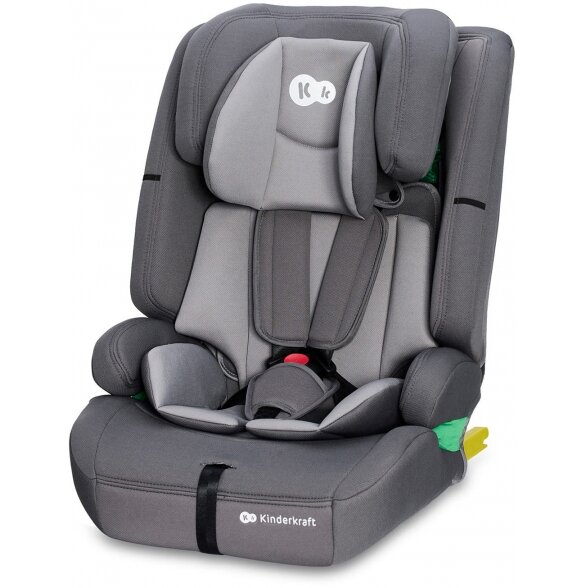 Kinderkraft Safety Fix 2 i-Size - autokėdutė, ~9-36 kg | Grey Kinderkraft Safety Fix 2 i-Size - autokėdutė, ~9-36 kg | Grey