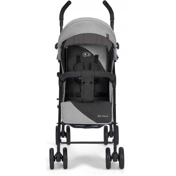 "Kinderkraft Siesta" vaikiškas vežimėlis/skėtukas | Grey 1 "Kinderkraft Siesta" vaikiškas vežimėlis/skėtukas | Grey 1