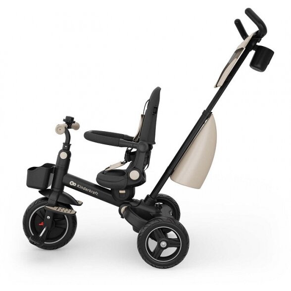 Kinderkraft Spinstep 2 Plus - vaikiškas triratukas 6in1 | Beige 5 Kinderkraft Spinstep 2 Plus - vaikiškas triratukas 6in1 | Beige 5