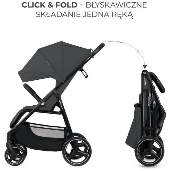 Kinderkraft Trig 3 - vaikiškas vežimėlis iki 22 kg | Onyx Black 7 Kinderkraft Trig 3 - vaikiškas vežimėlis iki 22 kg | Onyx Black 7