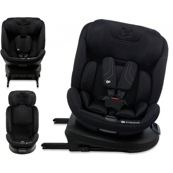 Kinderkraft Xpedition 3 i-Size – autokėdutė 40–150 cm | Black Kinderkraft Xpedition 3 i-Size – autokėdutė 40–150 cm | Black