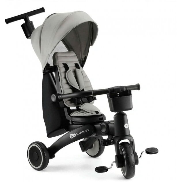 Kinderkraft Jazz 2 - sulankstomas triratukas | Rocket Grey 1 Kinderkraft Jazz 2 - sulankstomas triratukas | Rocket Grey 1