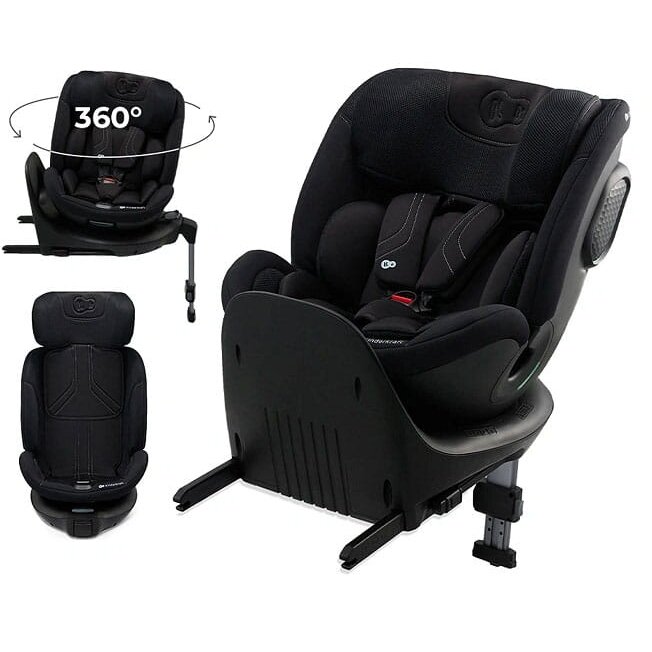 Kinderkraft Xrider 2 i-Size - pasukama autokėdutė | Black Kinderkraft Xrider 2 i-Size - pasukama autokėdutė | Black