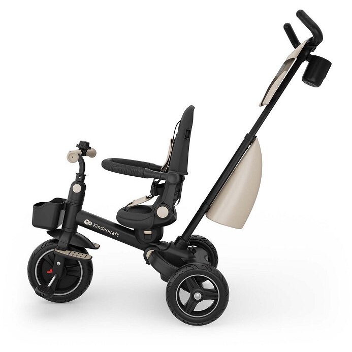 Kinderkraft Spinstep 2 Plus - vaikiškas triratukas 6in1 | Beige 5 Kinderkraft Spinstep 2 Plus - vaikiškas triratukas 6in1 | Beige 5