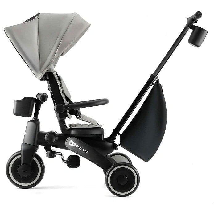 Kinderkraft Jazz 2 - sulankstomas triratukas | Rocket Grey 5 Kinderkraft Jazz 2 - sulankstomas triratukas | Rocket Grey 5