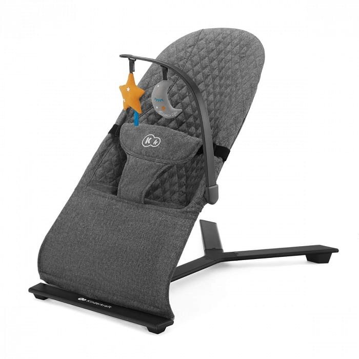 "Kinderkraft Mimi" - vaikiška supamoji kėdutė | Grey "Kinderkraft Mimi" - vaikiška supamoji kėdutė | Grey