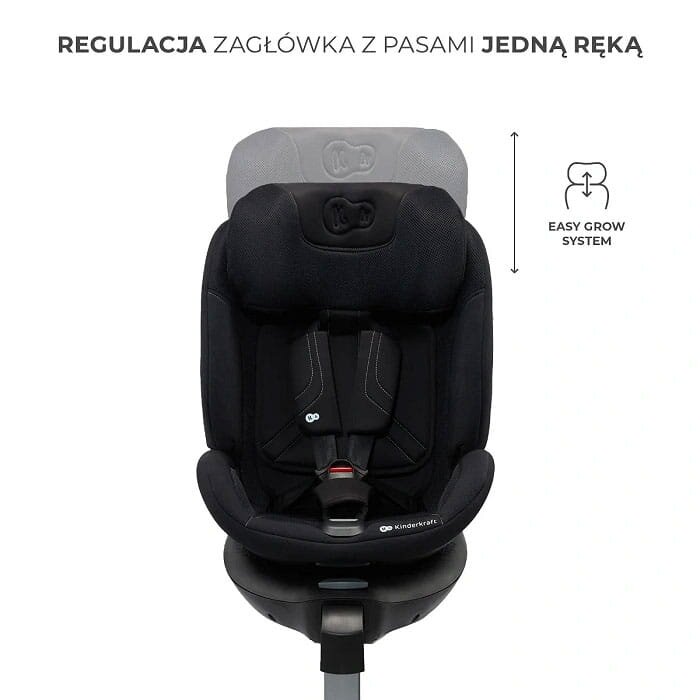 Kinderkraft Xrider 2 i-Size - pasukama autokėdutė | Grey 10 Kinderkraft Xrider 2 i-Size - pasukama autokėdutė | Grey 10