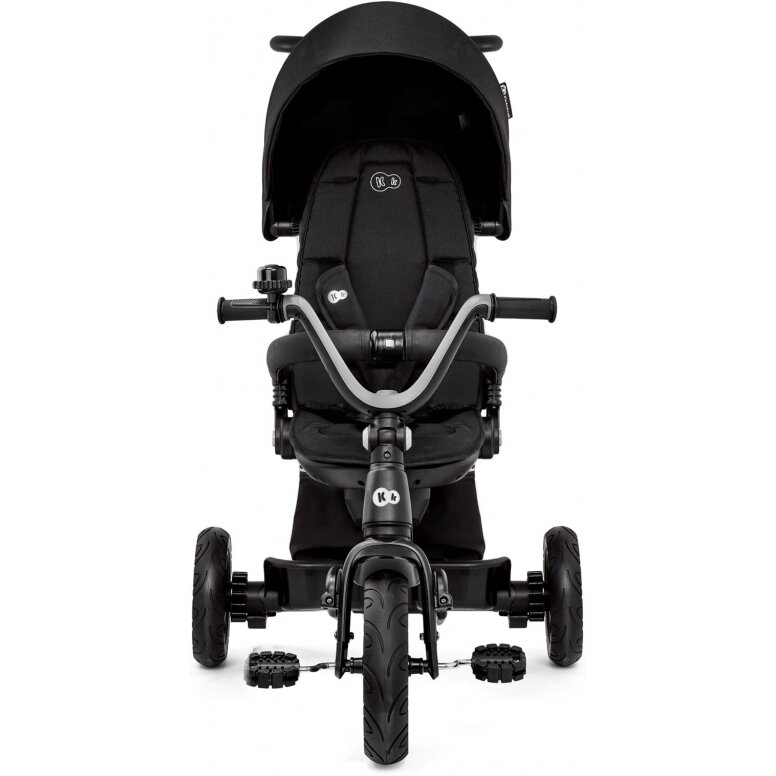 Kinderkraft EasyTwist - triratukas su pasukama sėdyne | Juoda 1 Kinderkraft EasyTwist - triratukas su pasukama sėdyne | Juoda 1