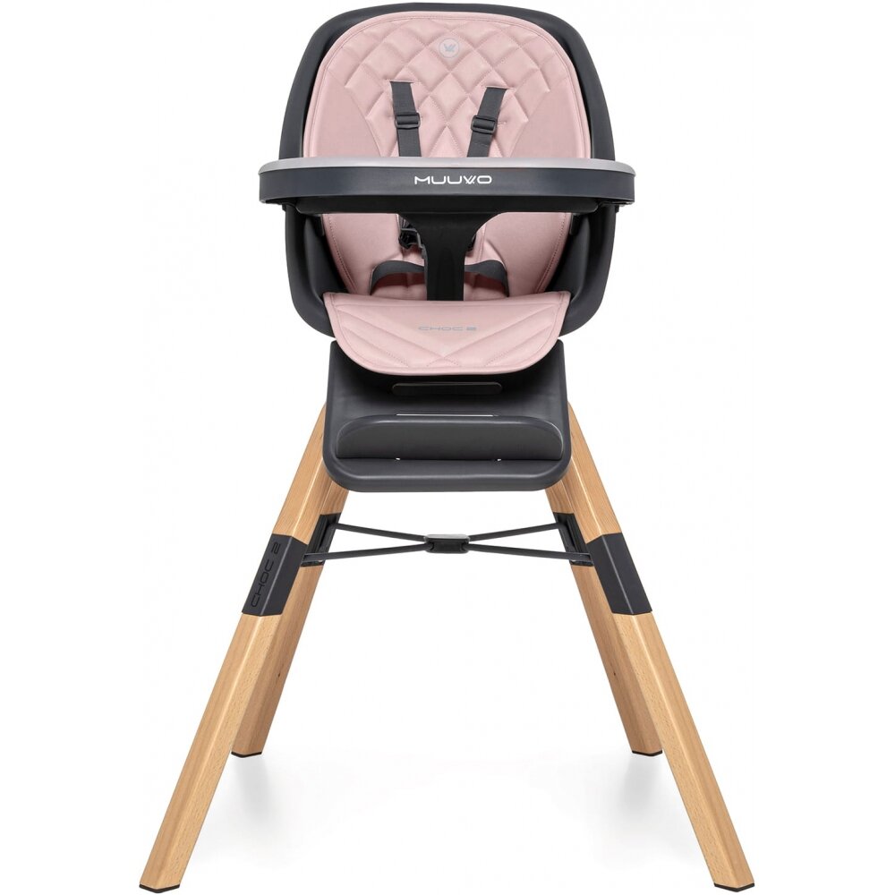 Muuvo Choc 2 - maitinimo kėdutė su pasukimo funkcija | Pink 2