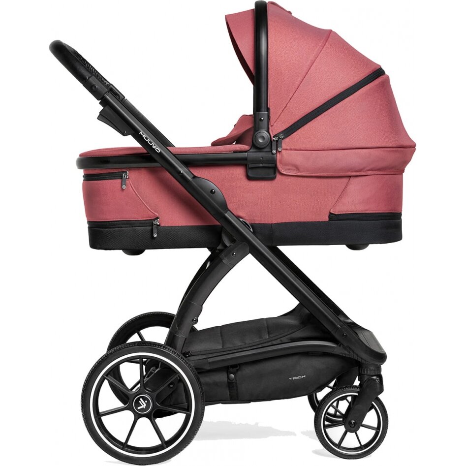 Muuvo Trick - daugiafunkcinis vežimėlis, "2-in-1" komplektas su galimybe "3-in-1" | Pure Pink 1