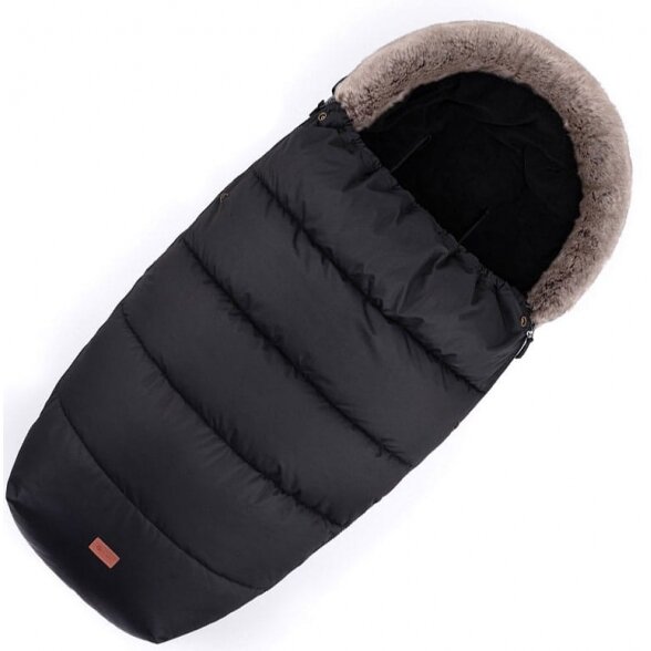 Petite&Mars Comfy- miegmaišis į vežimėlį | Forever Black Petite&Mars Comfy- miegmaišis į vežimėlį | Forever Black
