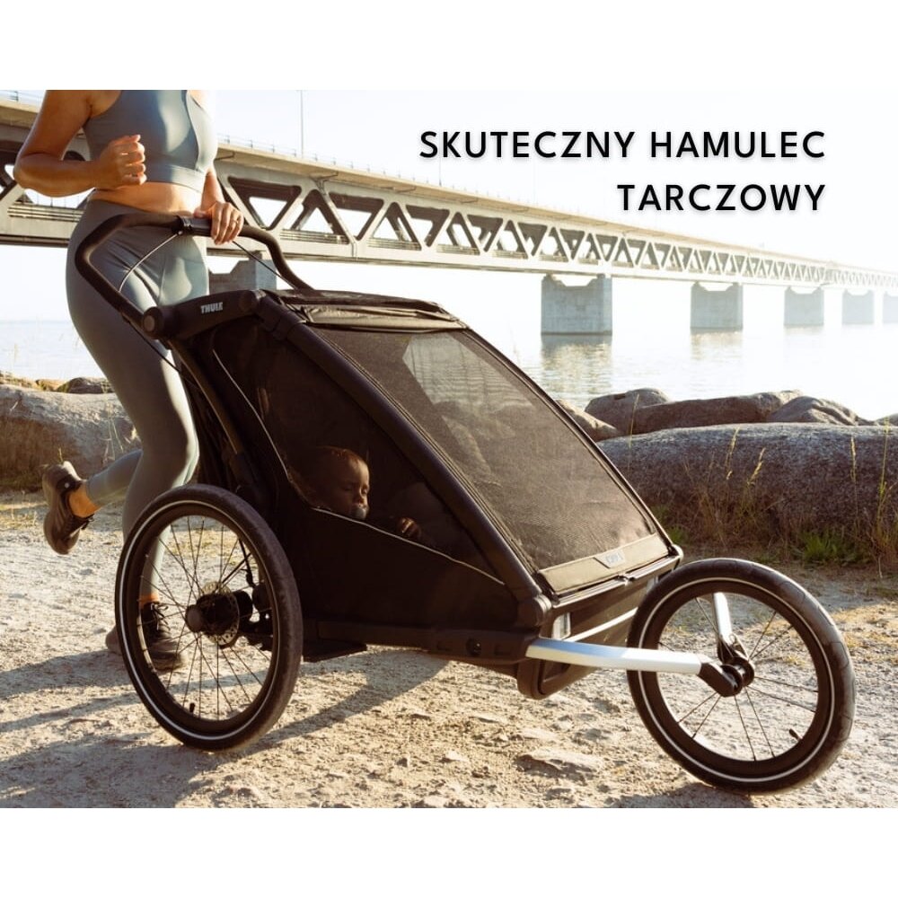 Thule Chariot Sport 2 Double - dviviete dviračio priekaba | G3 Black 4 Thule Chariot Sport 2 Double - dviviete dviračio priekaba | G3 Black 4