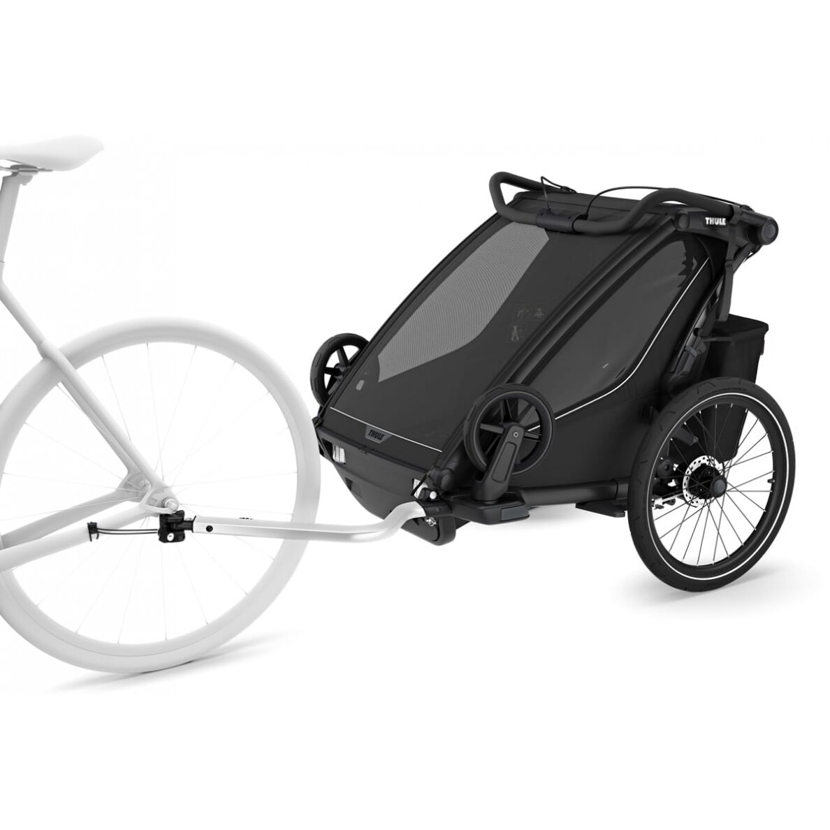 Thule Chariot Sport 2 Double - dviviete dviračio priekaba | G3 Black 12 Thule Chariot Sport 2 Double - dviviete dviračio priekaba | G3 Black 12