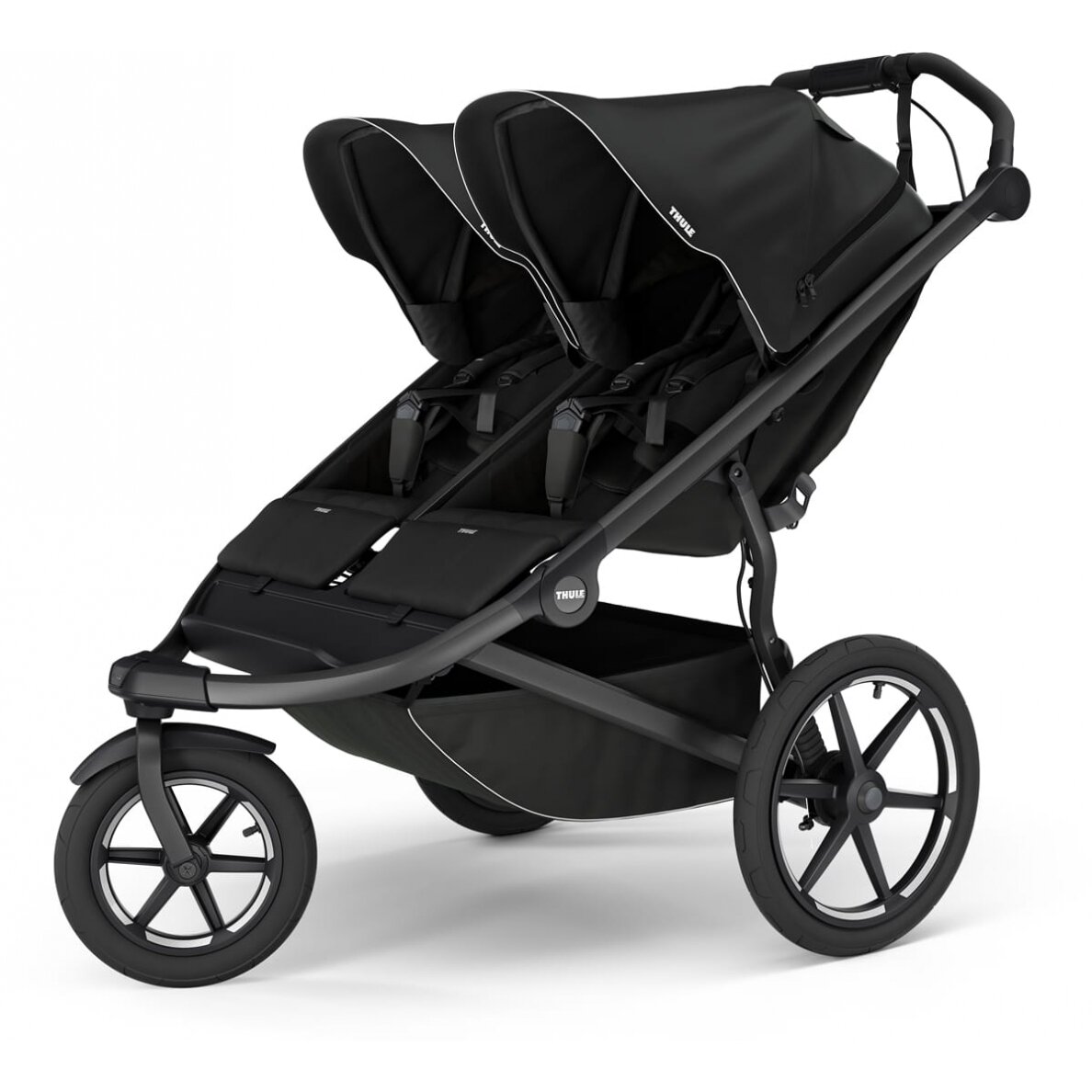 THULE Urban Glide 3 Double - dvivietis bėgimo vežimėlis | Black V2 THULE Urban Glide 3 Double - dvivietis bėgimo vežimėlis | Black V2