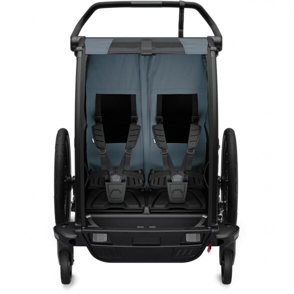 THULE Chariot Cab 2 - dviračių priekaba 2in1 | Dark Slate 2