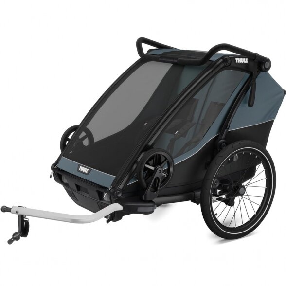 THULE Chariot Cab 2 - dviračių priekaba 2in1 | Dark Slate 1