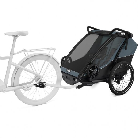 THULE Chariot Cab 2 - dviračių priekaba 2in1 | Dark Slate 3