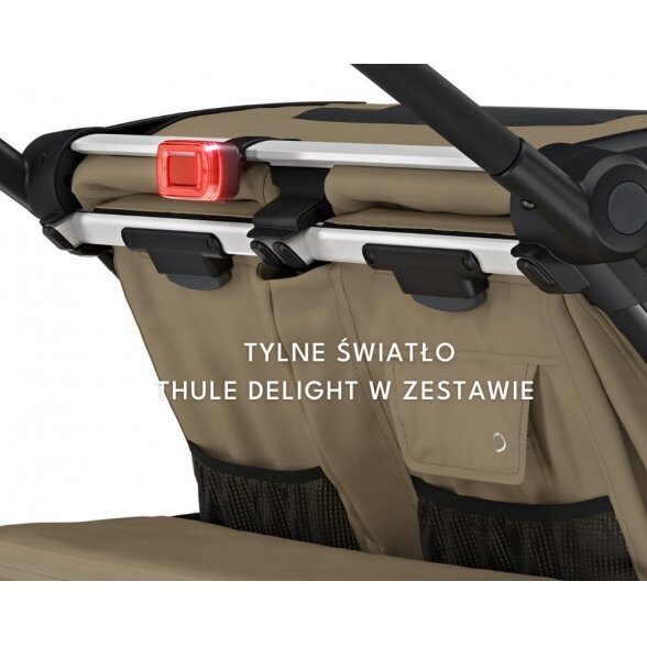 Thule Chariot Cross 2 Double - dviračio priekaba | G3 Faded Khaki 9