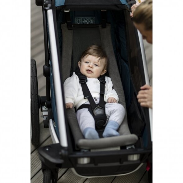 "Thule Chariot Infant Sling" - kūdikių hamakas | Grey 2 "Thule Chariot Infant Sling" - kūdikių hamakas | Grey 2