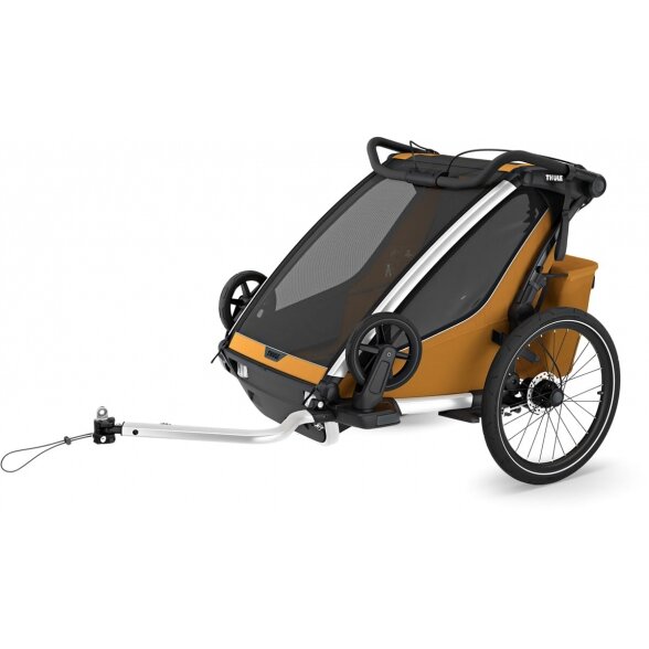 Thule Chariot Sport 2 Double - dviviete dviračio priekaba | G3 Natural Gold 10