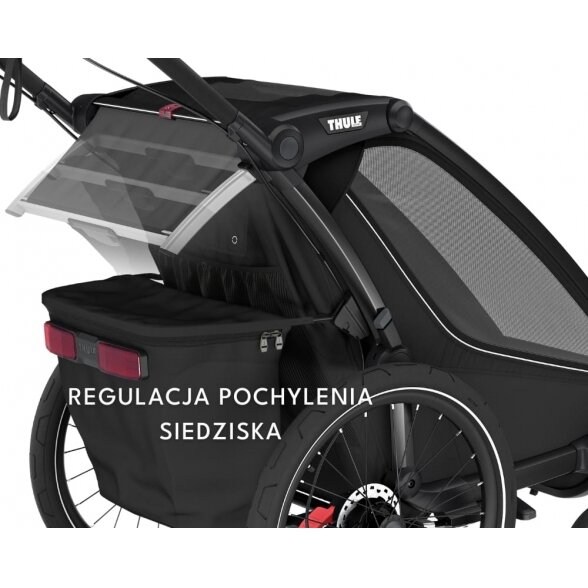 Thule Chariot Sport 2 Double - dviviete dviračio priekaba | G3 Natural Gold 6