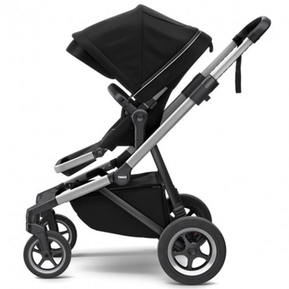 "Thule Sleek" - daugiafunkcinis vaikiško vežimėlio rinkinys 2in1 su galimybe 3in1 | Midnight Black 4 "Thule Sleek" - daugiafunkcinis vaikiško vežimėlio rinkinys 2in1 su galimybe 3in1 | Midnight Black 4
