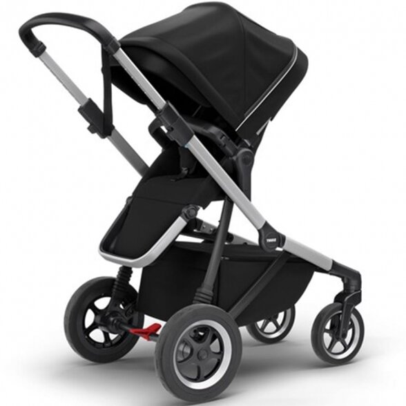 "Thule Sleek" - daugiafunkcinis vaikiško vežimėlio rinkinys 2in1 su galimybe 3in1 | Midnight Black 5 "Thule Sleek" - daugiafunkcinis vaikiško vežimėlio rinkinys 2in1 su galimybe 3in1 | Midnight Black 5