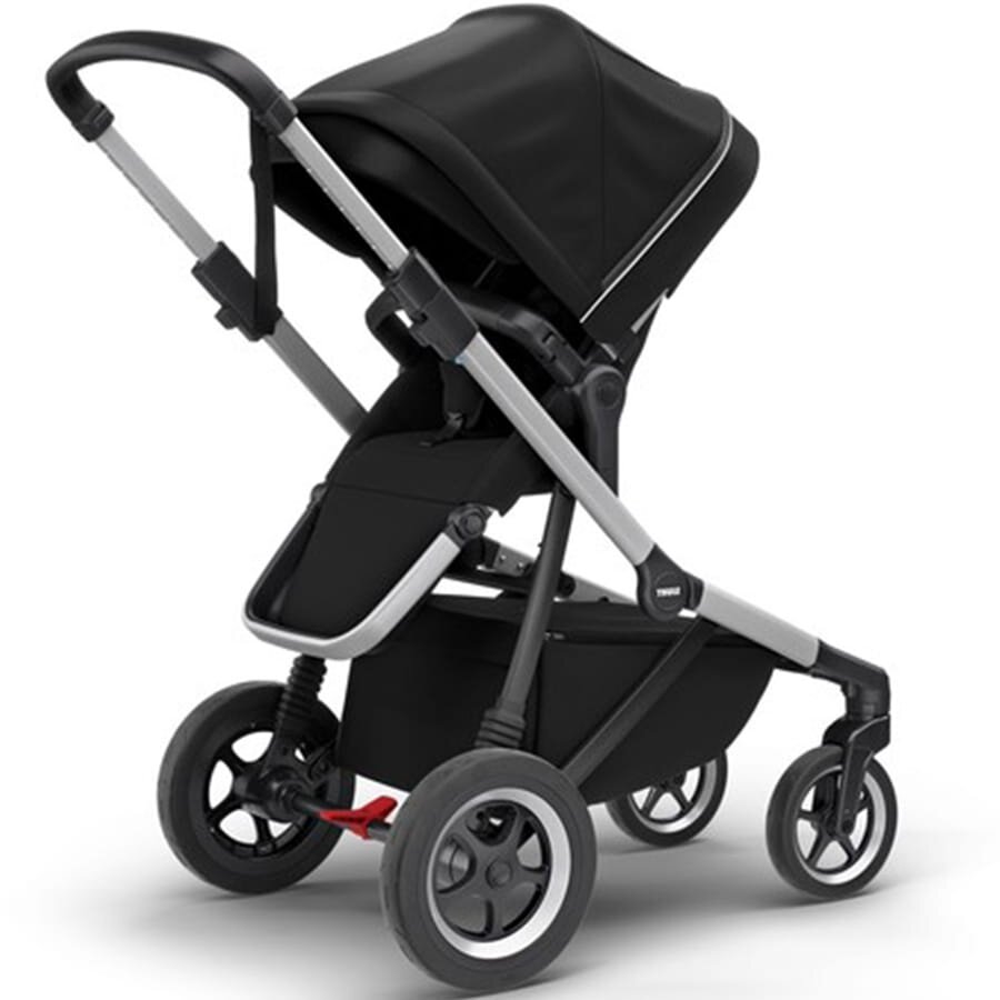 "Thule Sleek" - daugiafunkcinis vaikiško vežimėlio rinkinys 2in1 su galimybe 3in1 | Midnight Black 5 "Thule Sleek" - daugiafunkcinis vaikiško vežimėlio rinkinys 2in1 su galimybe 3in1 | Midnight Black 5
