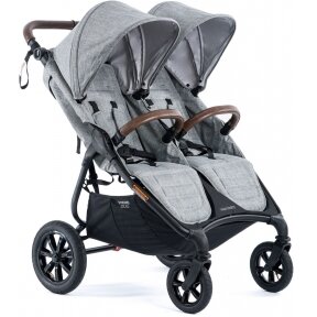 Valco Baby Snap Duo Trend SPORT - dvynių vežimėlis | Grey Marle